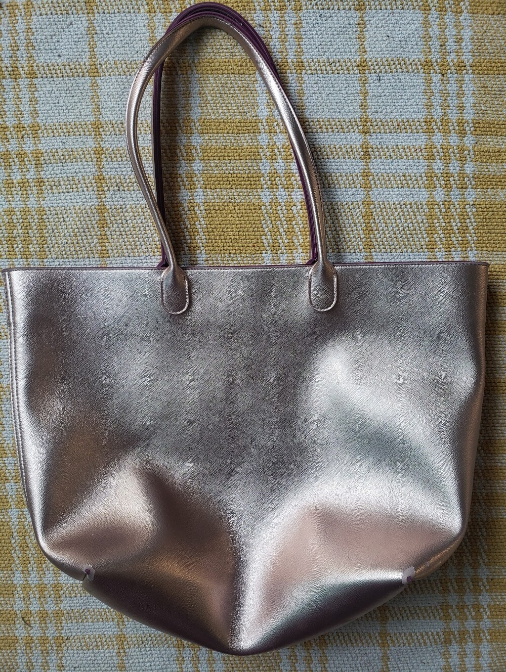 Bath & Body Works Metallic Rose Gold Tote Bag - Women